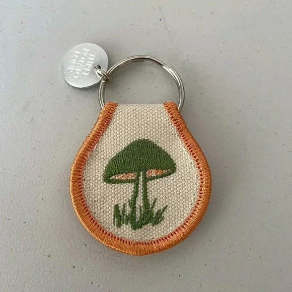 NWOT Three Potato Four Mushroom Patch Keychain - Picture 7 of 8